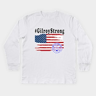 gilroy strong Kids Long Sleeve T-Shirt